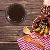 JAM Paper 7" Chocolate Brown Plastic Party Plates, 20ct.