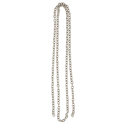 12 Pack: 36" Small Antique Silver Cable Chain by Bead Landing™