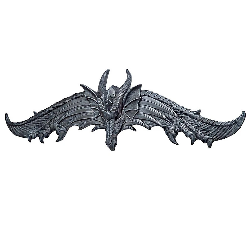 Design Toscano 2.9ft. The Hardwick Dragon Wall Pediment