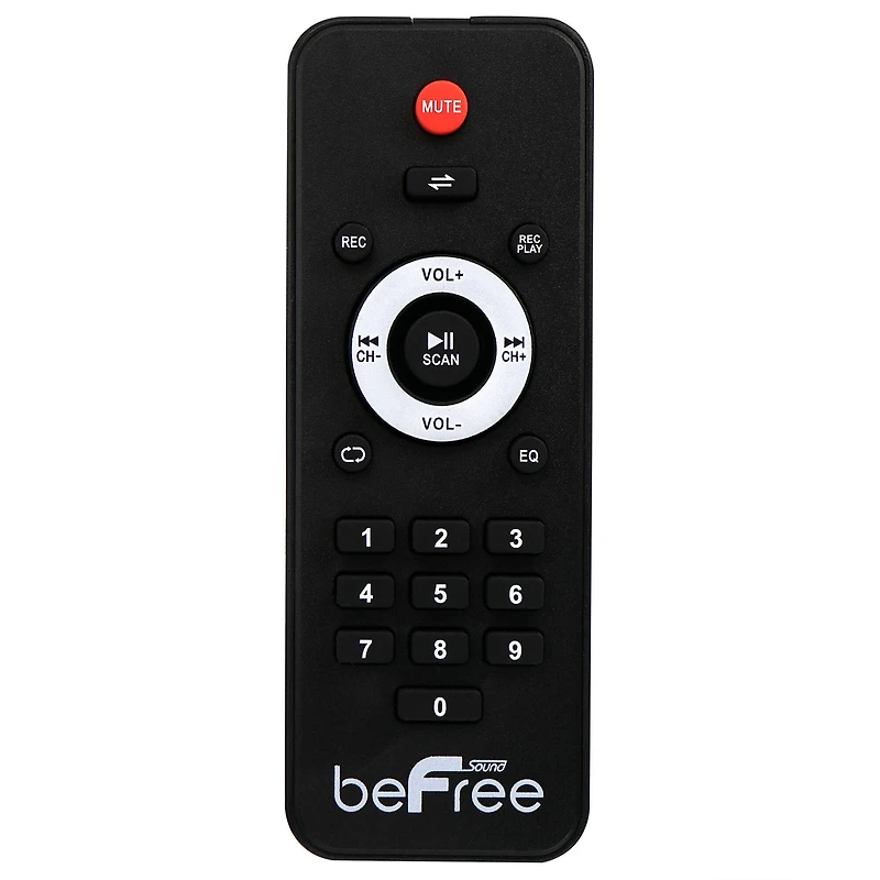 beFree Sound 8" Wireless Rechargeable Bluetooth Party Speaker With LED Illuminating Lights