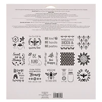 Bees & Honey Stencils by Craft Smart®, 12" x 12"