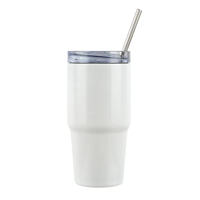 24oz. Stainless Steel Sublimation Travel Tumbler by Make Market®