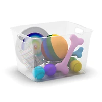 Curver® V-Basket Extra Large Clear Organizing Storage Basket