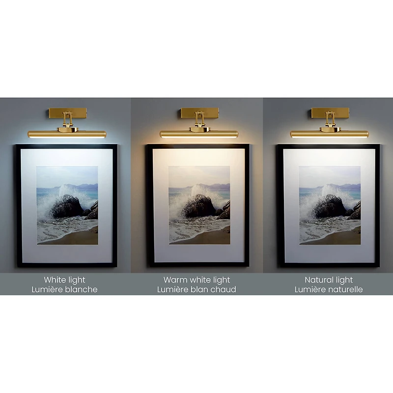 Rechargeable LED Wall-Mounted Gallery Light by Studio Décor