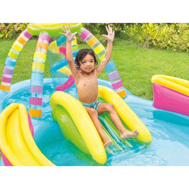 Intex® Rainbow Funnel Inflatable Play Center