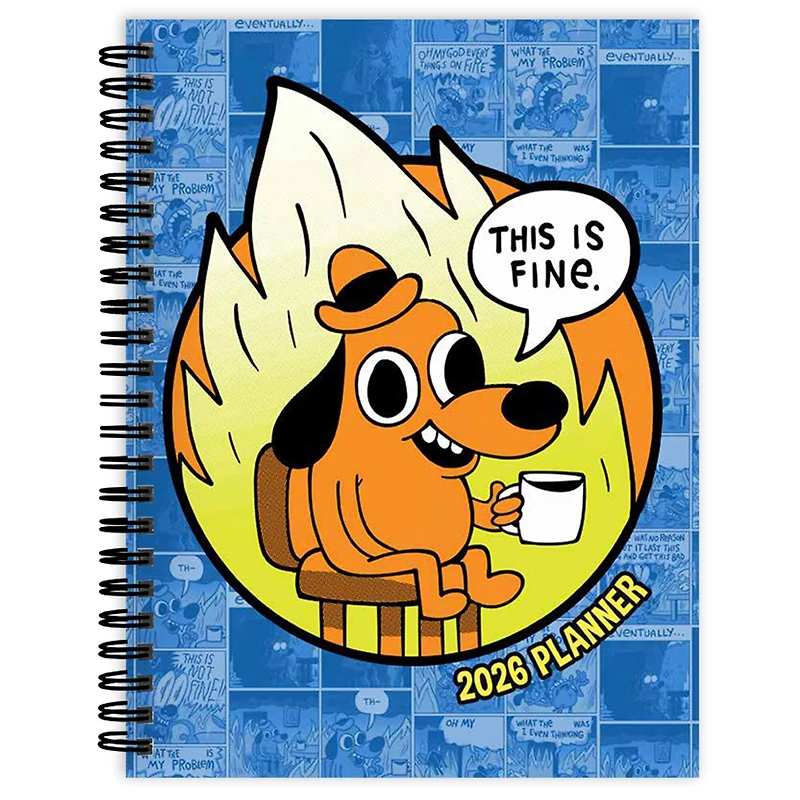 2026 This is Fine Medium Weekly Monthly Planner