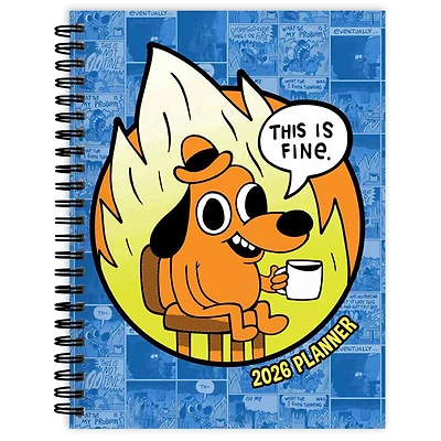2026 This is Fine Medium Weekly Monthly Planner