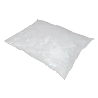 1.75qt. White Iridescent Artificial Powder Snow Flakes