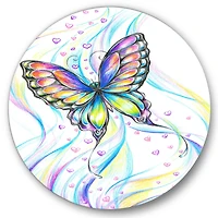 Designart - Iridiscent Butterfly