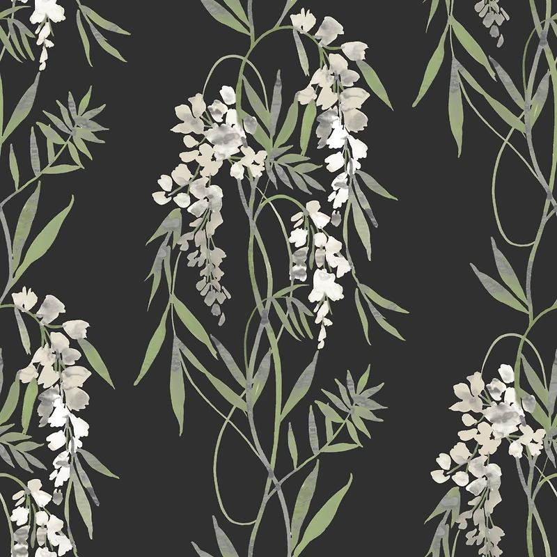 RoomMates Nouveaux Wisteria Peel & Stick Wallpaper