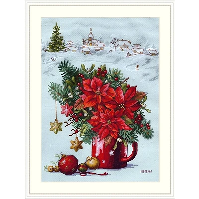 Merejka Happy Holiday Counted Cross Stitch Kit