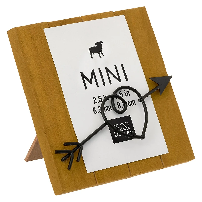 24 Pack: Black Wire Heart 2.5" x 3.5" Mini Frame by Studio Décor®