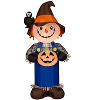 5ft. Airblown® Inflatable Scarecrow with Jack O' Lantern