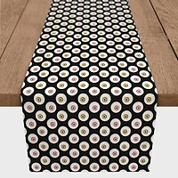 72" Glam Eyeballs Poly Twill Table Runner
