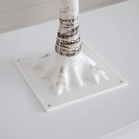 3ft. Pre-Lit White Birch Artificial Christmas Tree, Warm White LED Lights