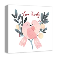 Love Birds Canvas Wall Art