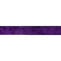 1.5" x 25ft. Purple Solid Wired Velvet Ribbon by Celebrate It® Halloween