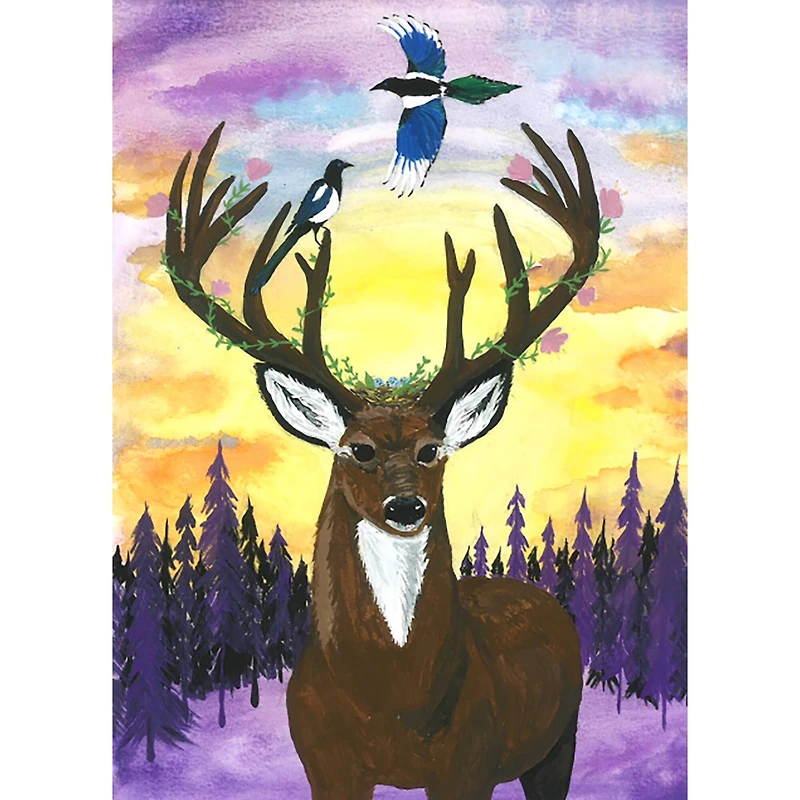 Sparkly Selections Majestic Deer - Local Utah Artist Rachel H. Diamond Painting Kit