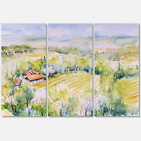 Designart - Blossoming Green Fields In Countryside