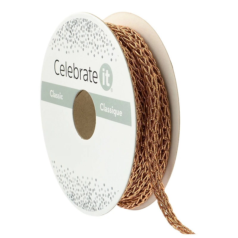 1/5" x 5yd. Braided Trim Ribbon by Celebrate It® Classic