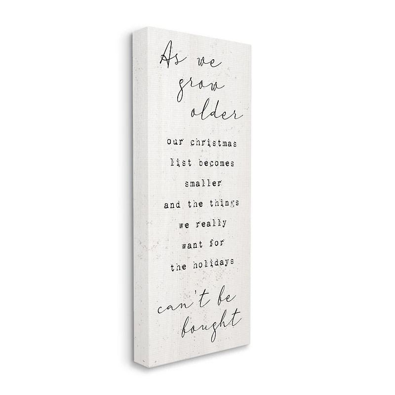 Stupell Industries Gifts That Can't Be Bought Holiday Canvas Wall Art