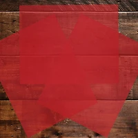 JAM Paper Translucent 8.5" x 11" 30lb. Primary Red Vellum Paper, 100 Sheets