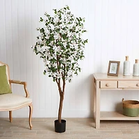 5ft. Potted Dogwood Silk Tree