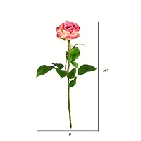 Light Pink Rose Stem, 6ct.