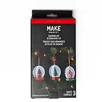 3D Snow Globe Ornament Diamond Art Kit by Make Market®