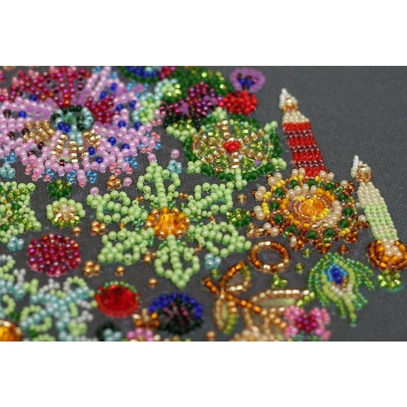 Abris Art Golden Lights Winter Tale Bead Embroidery Kit