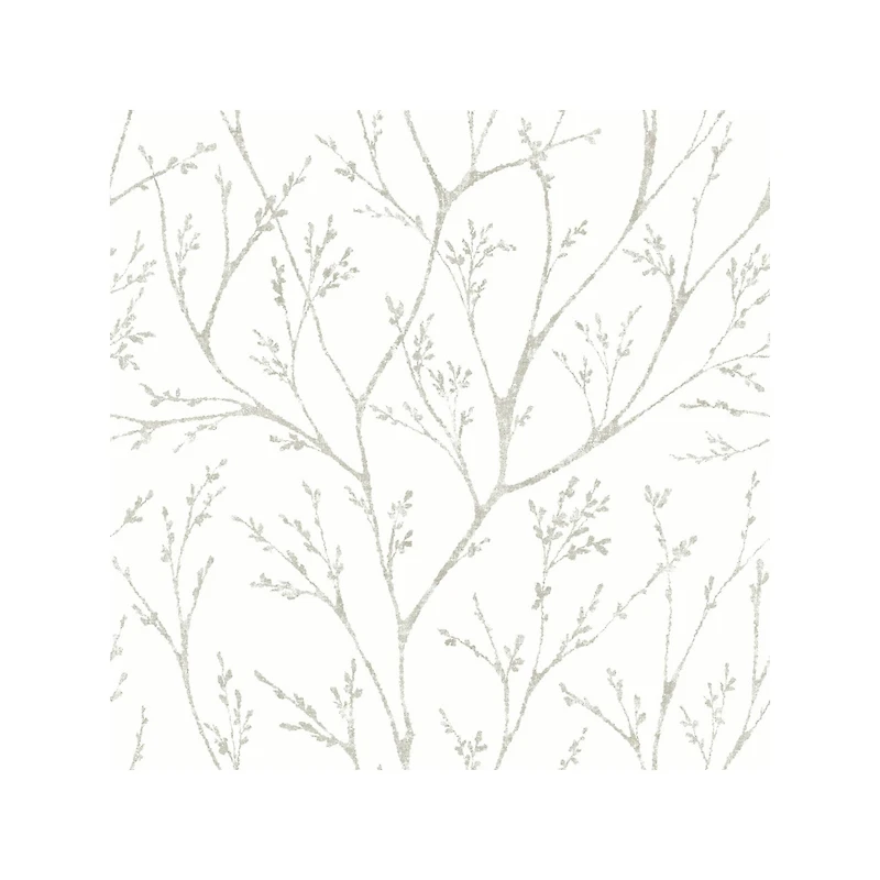 RoomMates White Tree Branches Peel & Stick Wallpaper