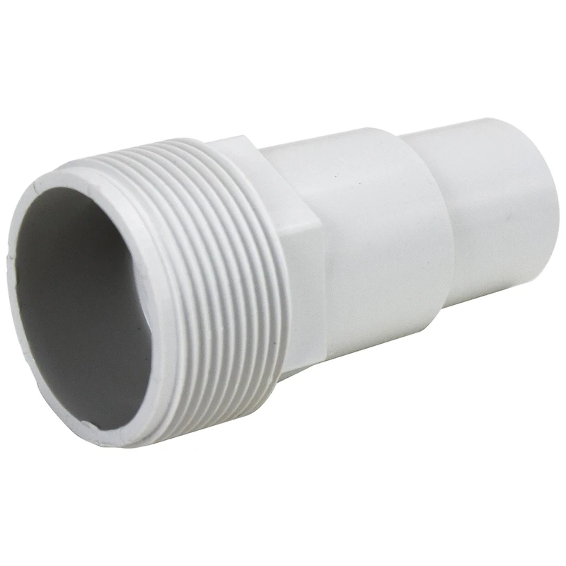 4" White Swimming Pool & Spa Threaded Hose Adapter
