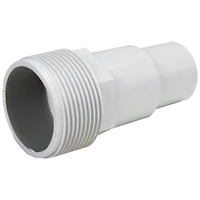 4" White Swimming Pool & Spa Threaded Hose Adapter