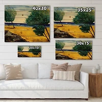 Designart - Orange Beach By The Coastline