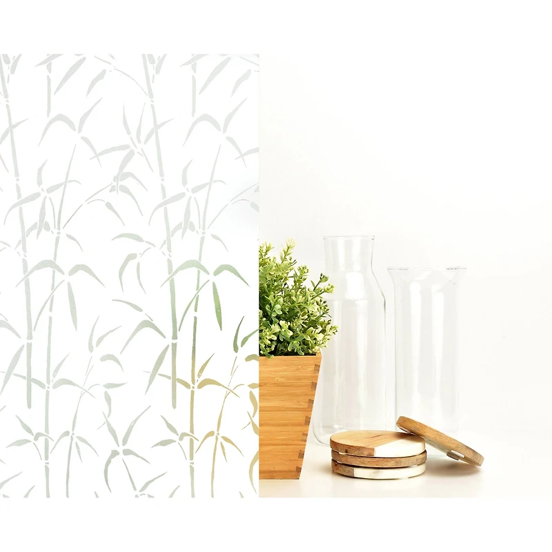 InHome Bamboo Door Privacy Film