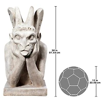 Design Toscano 3ft. Spitting Gargoyle Of Notre Dame Statue