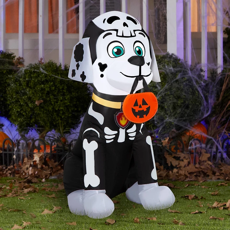 3ft. Airblown® Inflatable Marshall in Skeleton Costume