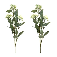 26" White Berry Foliage Sprays, 2ct.
