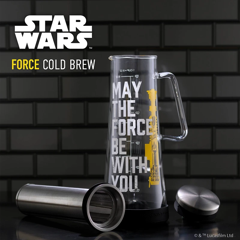 JoyJolt® Star Wars™ 32oz. Force Cold Brew Glass Pitcher