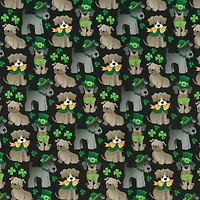 Fabric Traditions St. Patrick's Day Dogs Cotton Fabric