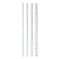 Clear Faceted Glass Rondel Beads by Bead Landing™
