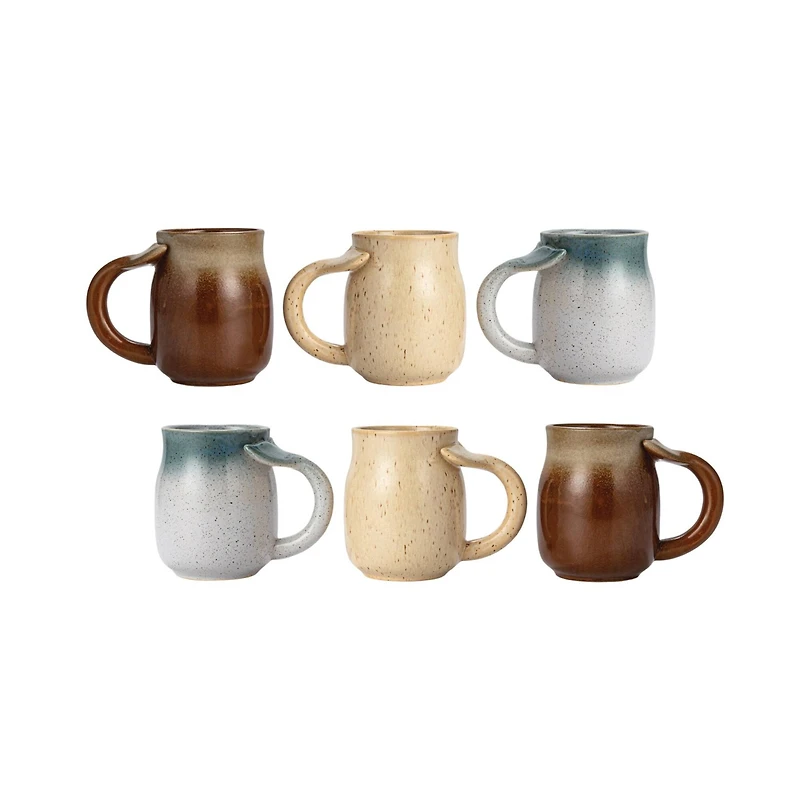 Hello Honey® 20oz. Stoneware Mug with Whale Tail Handle, 6ct.