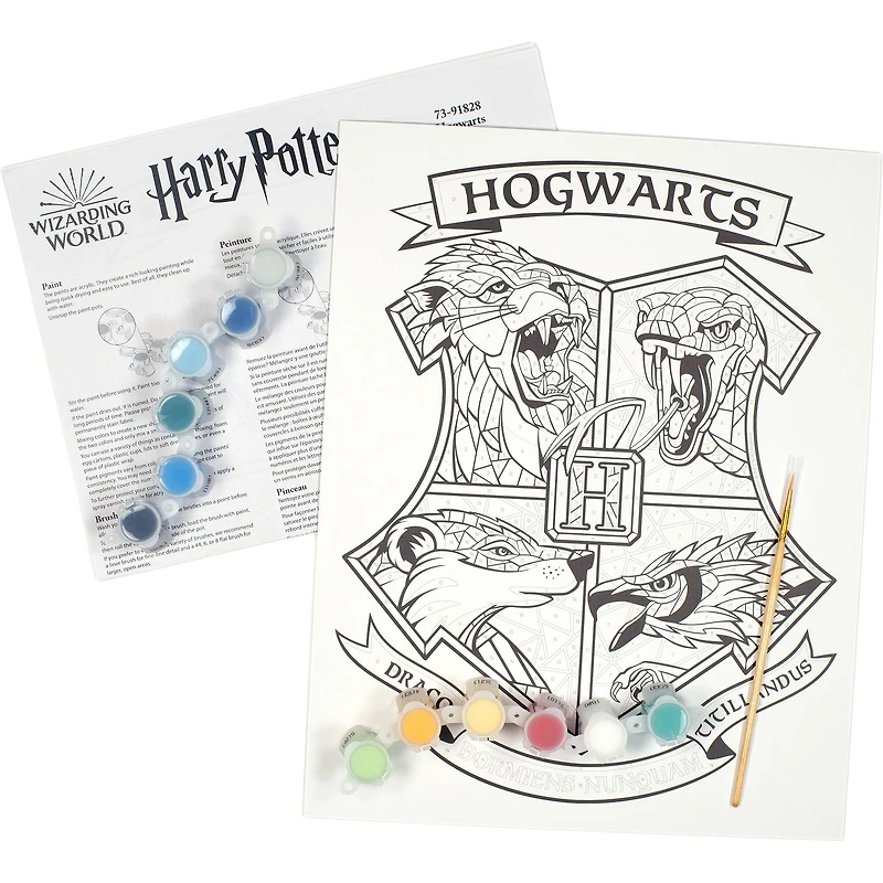 PaintWorks™ Hogwarts Paint by Number Kit