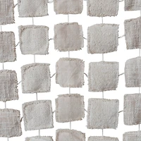 Hello Honey® 58" Natural Handmade Cotton Fabric Wall Hanging