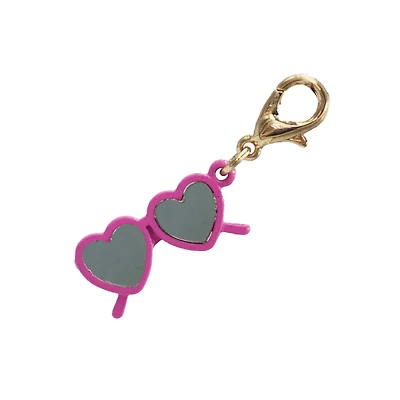 Charmalong™ Pink Heart Shaped Sunglasses Charm by Bead Landing™
