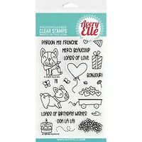 Avery Elle Frenchie Clear Stamps