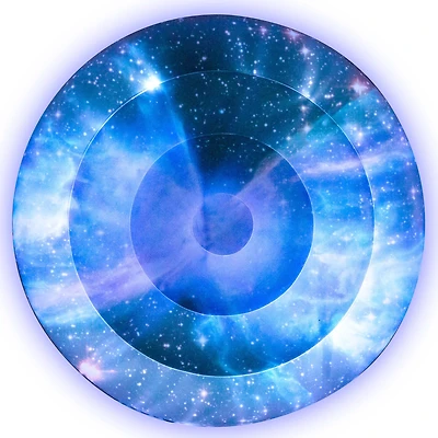 PoolCandy 60" Illuminated Galaxy LED Jumbo Island Butterfly Nebula Float