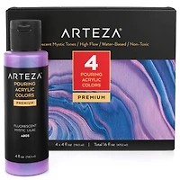 Arteza® Iridescent Pouring Acrylic Mystic Tones Paint Set