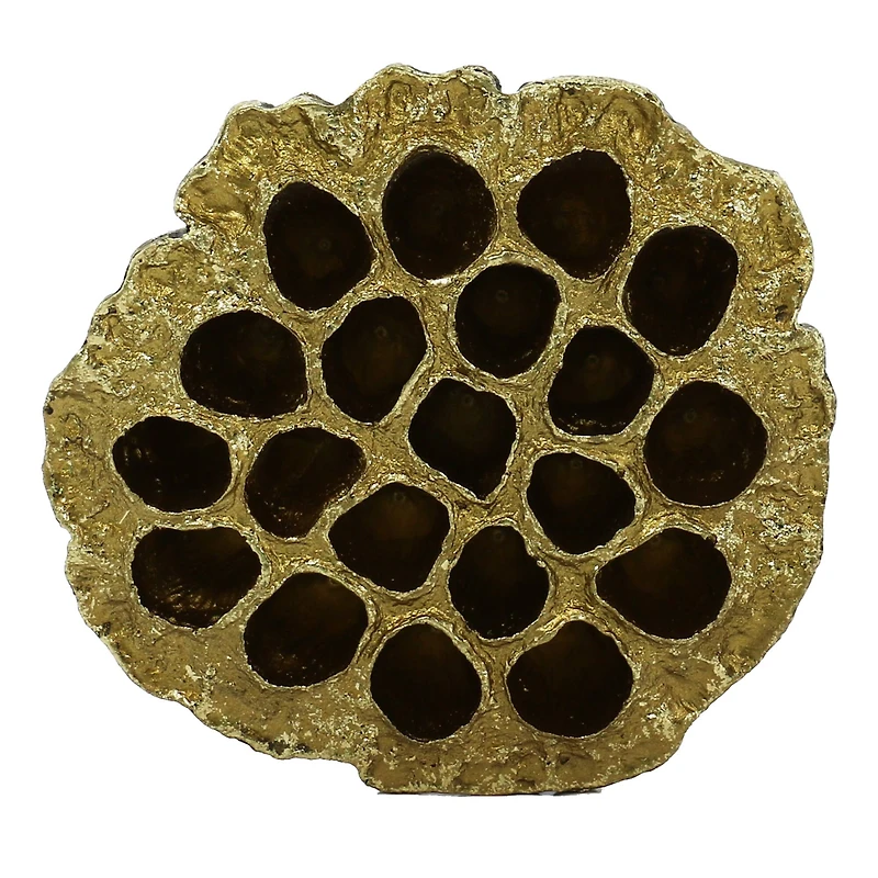 4" Gold Lotus Pod Tabletop Décor by Ashland®