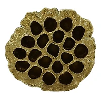 4" Gold Lotus Pod Tabletop Décor by Ashland®